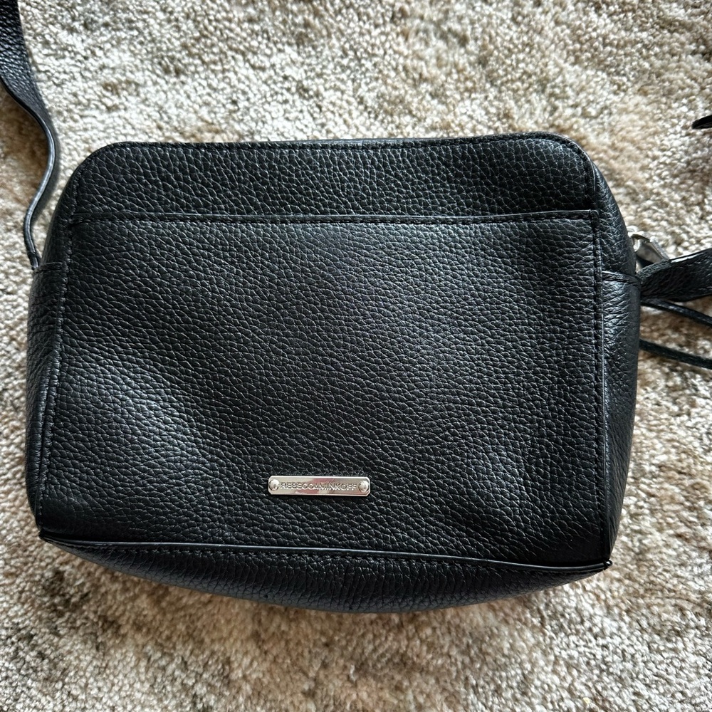 Rebecca Minkoff Black Leather Crossbody Bag